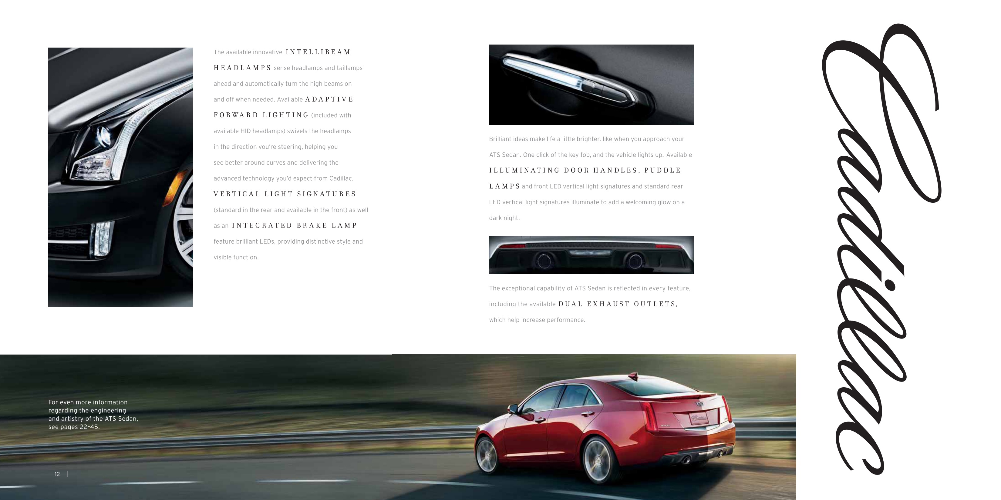 2015 Cadillac ATS Coupe Brochure Page 4
